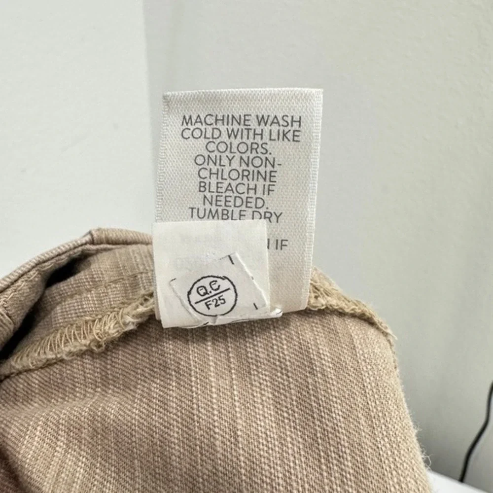 J. Jill Womens‎ Size 12 Khaki Utility Shorts Button Fly Cargo Pockets Casual NWT - Picture 11 of 11